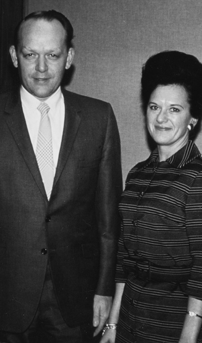 A-dec founders Ken and Joan Austin in 1966